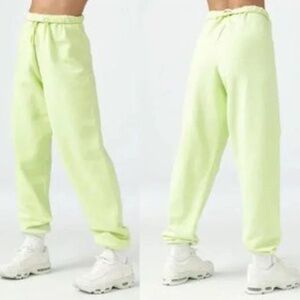 Joah Brown Oversized Jogger Pant Melon Green Size S/M